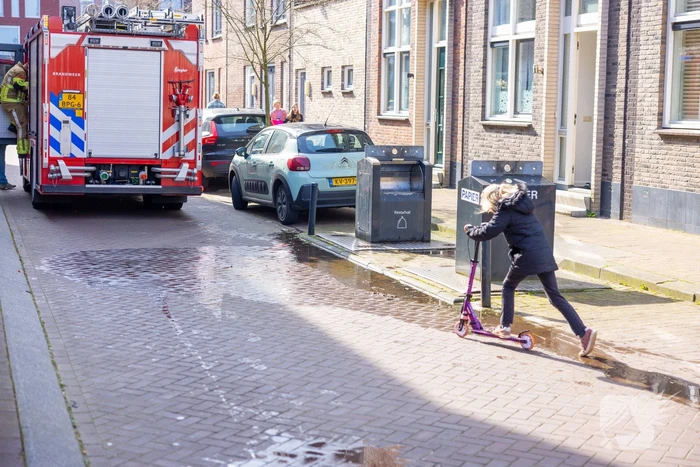 Veel bekijks bij brand in ondergrondse container in Vathorst