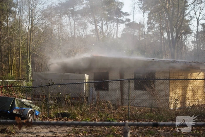 Chalet loop flinke schade op vanwege brand
