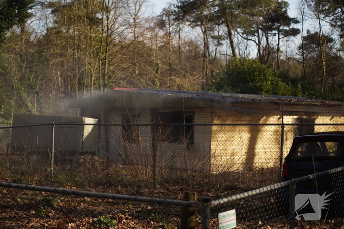 Chalet loop flinke schade op vanwege brand