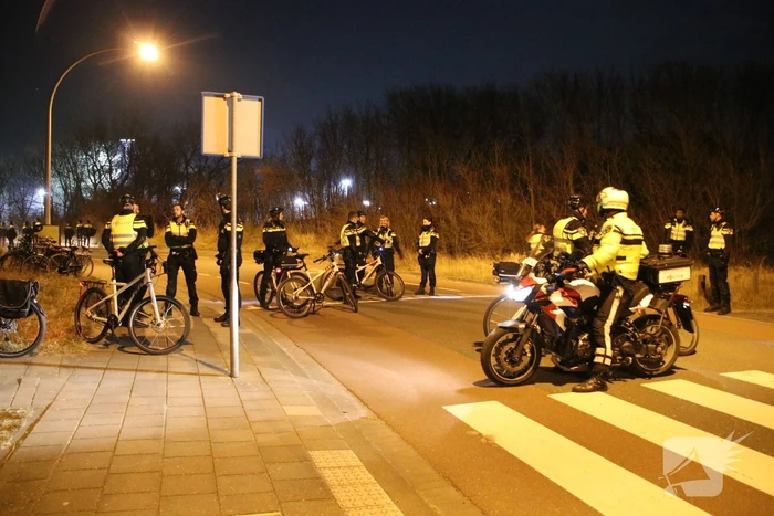 Grote politie-inzet bij onrustige voetbalwedstrijd