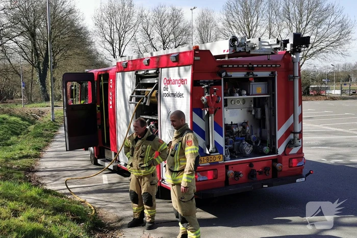 Brand in bosschage snel geblust