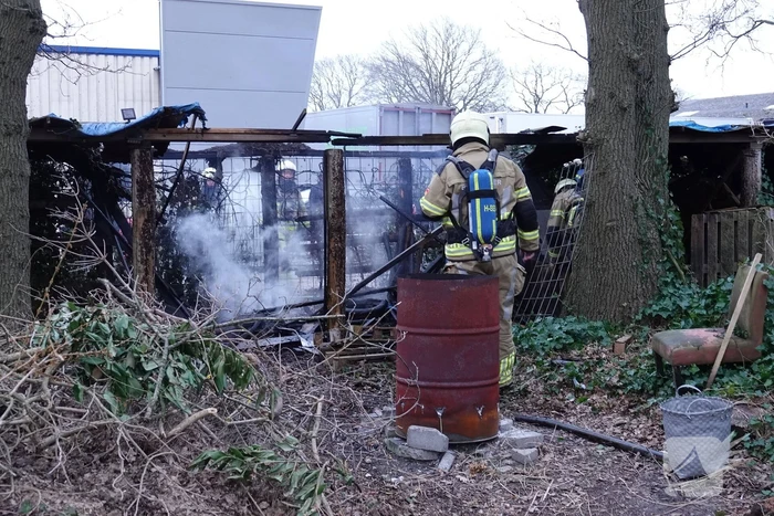 Rookontwikkeling bij brand in stapel pallets