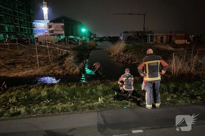 Zoekactie na aantreffen fiets naast sloot