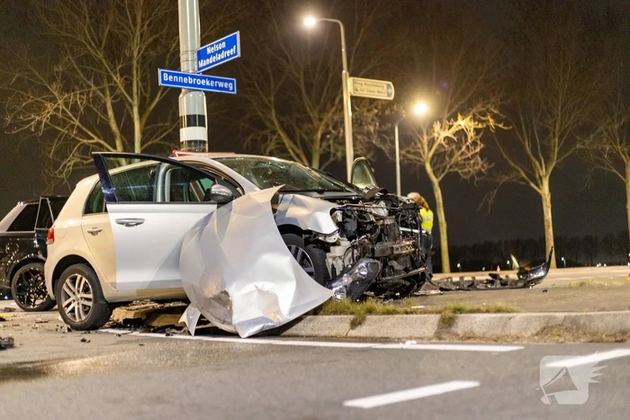 Ernstig ongeval op kruising