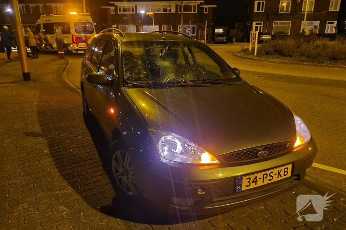 Ongeval tussen personenauto en scooter