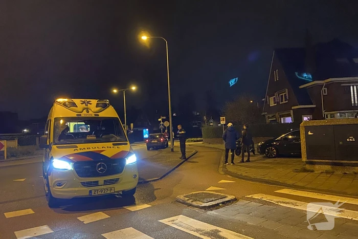 Ongeval tussen personenauto en scooter