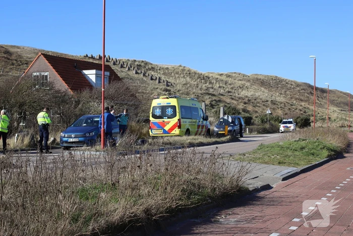 Fietser gewond bij botsing met auto
