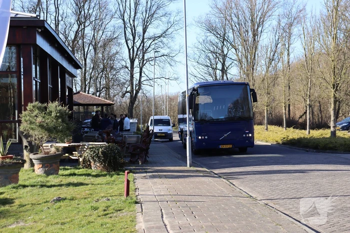 Aankomst Oekraïense vluchtelingen in hotelaccommodatie