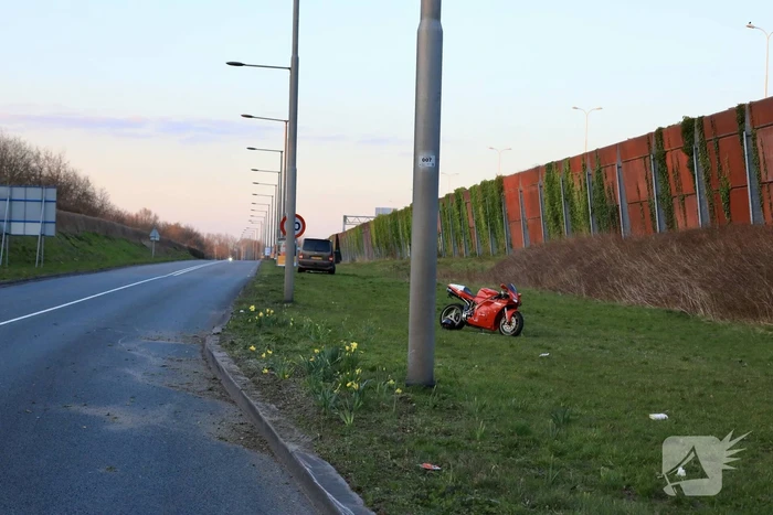 Motorrijder ernstig gewond na valpartij
