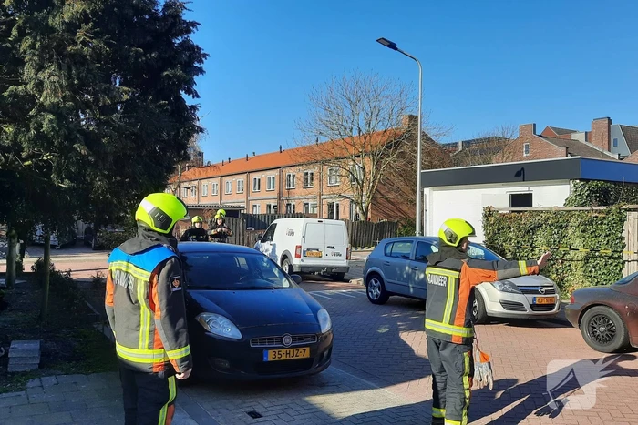Gasleiding geraakt bij plaatsen van tuinhek
