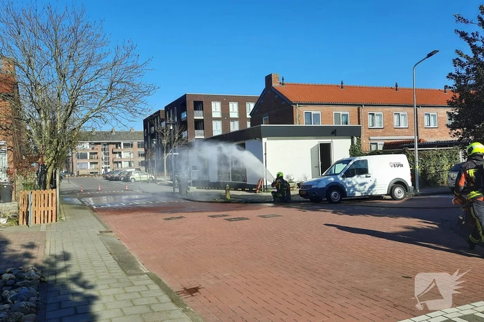 Gasleiding geraakt bij plaatsen van tuinhek