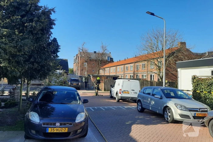 Gasleiding geraakt bij plaatsen van tuinhek
