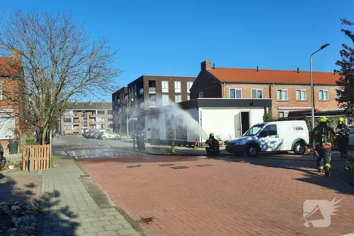 Gasleiding geraakt bij plaatsen van tuinhek