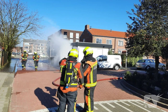 Gasleiding geraakt bij plaatsen van tuinhek