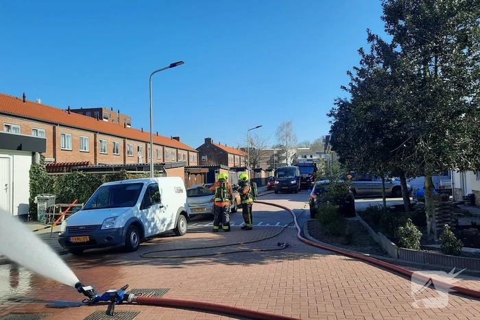 Gasleiding geraakt bij plaatsen van tuinhek