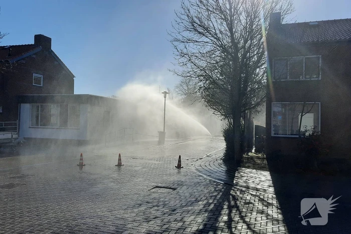 Gasleiding geraakt bij plaatsen van tuinhek