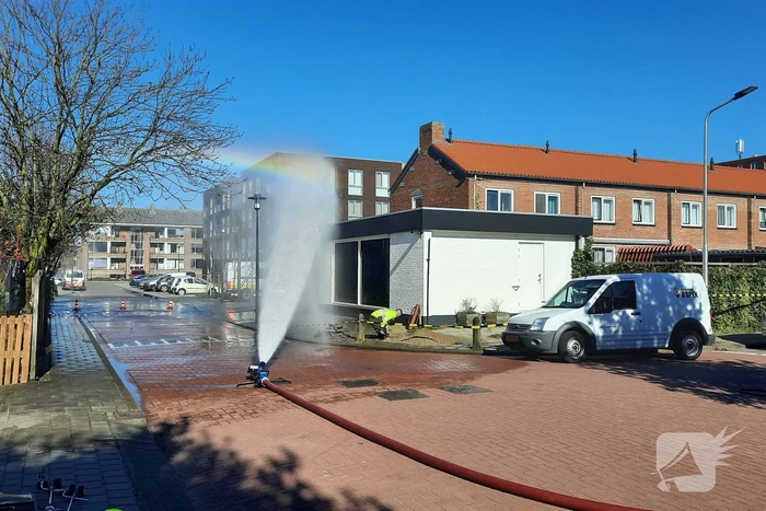 Gasleiding geraakt bij plaatsen van tuinhek
