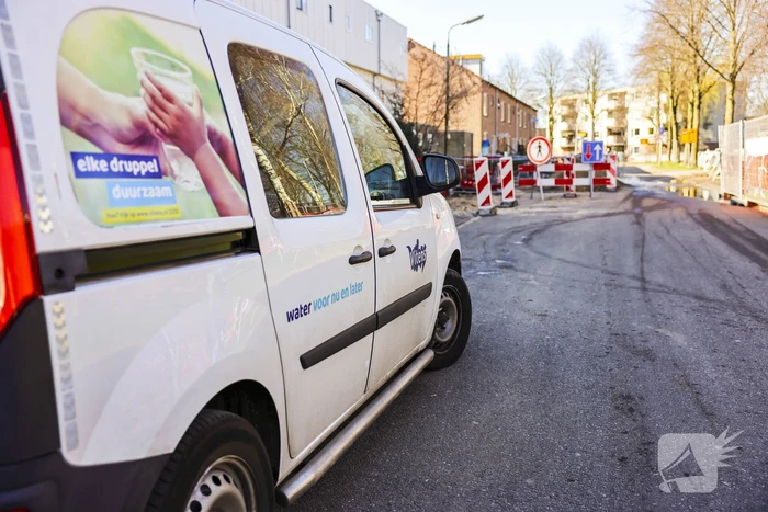 Woningen zonder water door leidingbreuk
