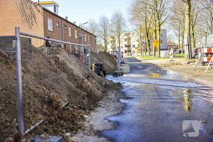 Woningen zonder water door leidingbreuk