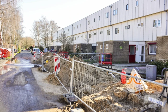 Woningen zonder water door leidingbreuk