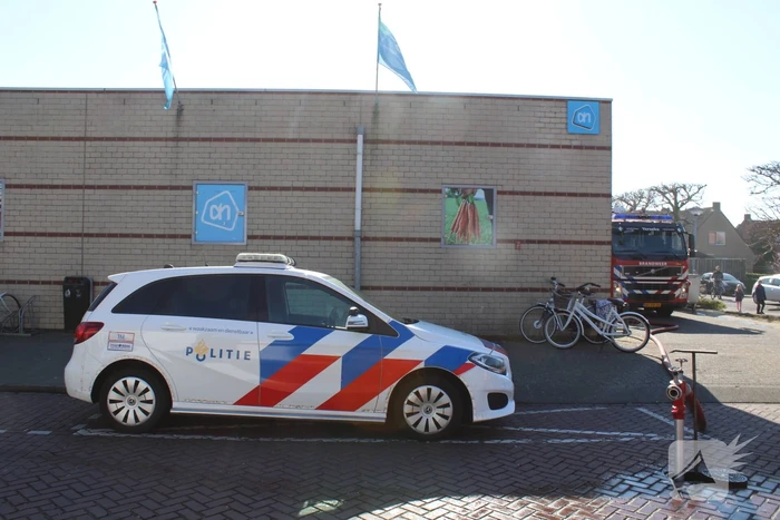 Supermarkt Albert Heijn ontruimd vanwege brand