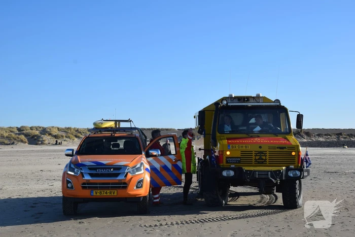 Grote zoekactie na aantreffen achtergelaten kite