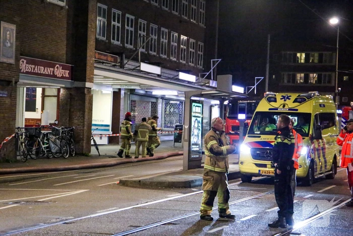 Meerdere woningen ontruimd bij grote brand