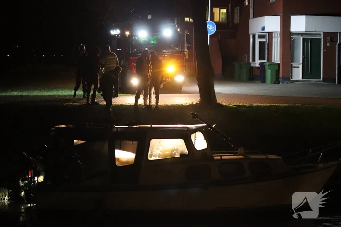 Brand aan boord van plezierboot snel onder controle