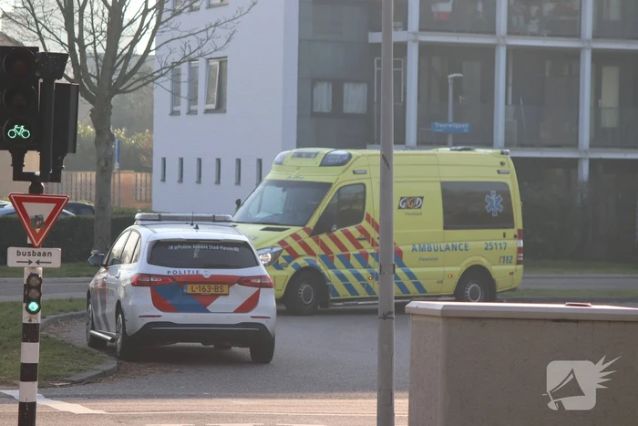 Scooterrijder gewond bij botsing met fietser
