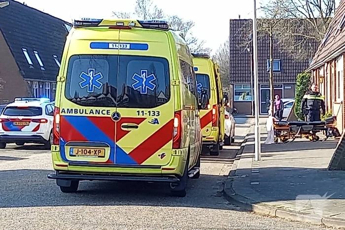 Traumahelikopter geland voor ongeval in woning