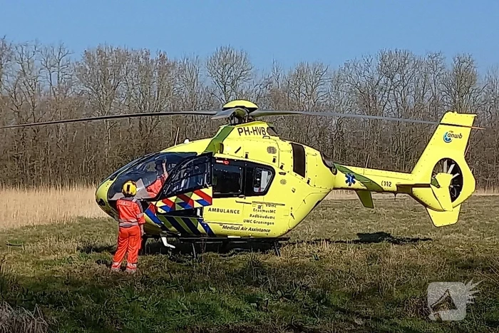 Traumahelikopter geland voor ongeval in woning