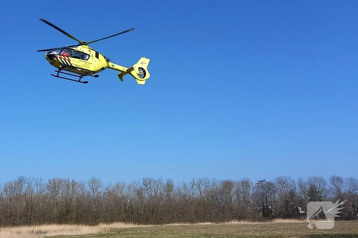 Traumahelikopter geland voor ongeval in woning