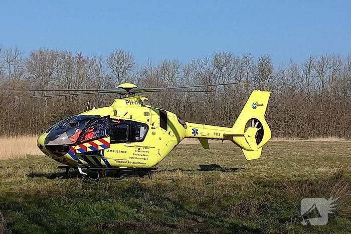 Traumahelikopter geland voor ongeval in woning