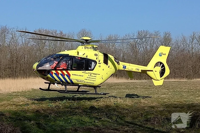 Traumahelikopter geland voor ongeval in woning