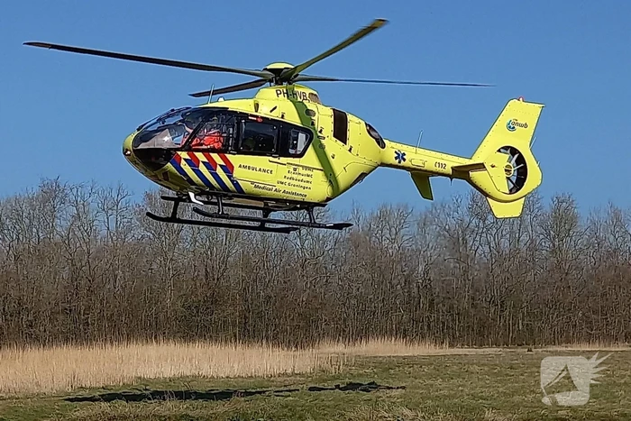 Traumahelikopter geland voor ongeval in woning