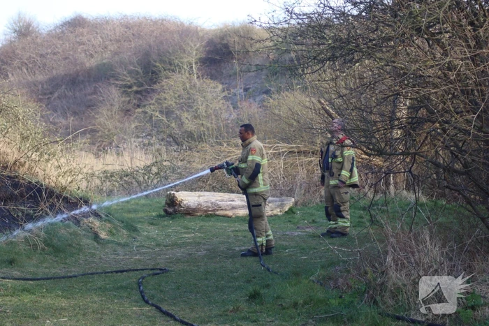 Stuk duinen verwoest vanwege brand