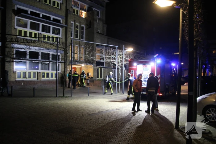 Daklozenopvang ontruimd vanwege brand