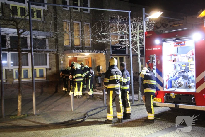 Daklozenopvang ontruimd vanwege brand