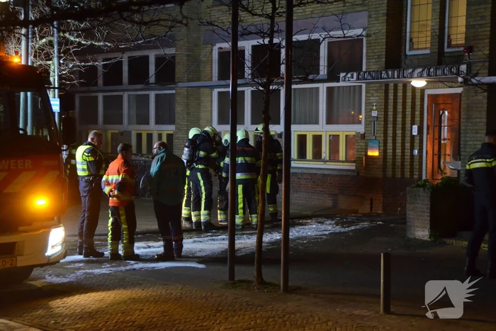 Daklozenopvang ontruimd vanwege brand
