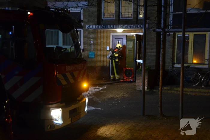 Daklozenopvang ontruimd vanwege brand