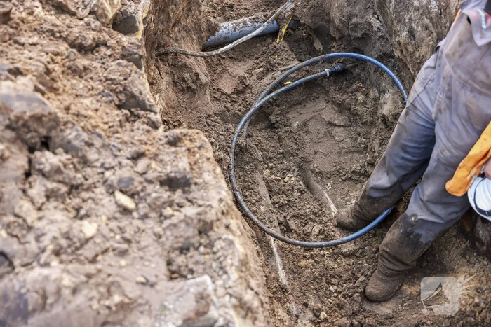Waterlekkage tijden werkzaamheden in Dorrestein