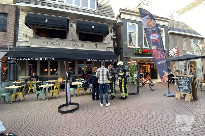 Mogelijk brand in horecazaak