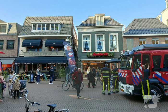 Mogelijk brand in horecazaak