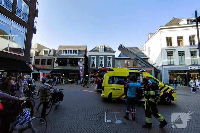 Mogelijk brand in horecazaak