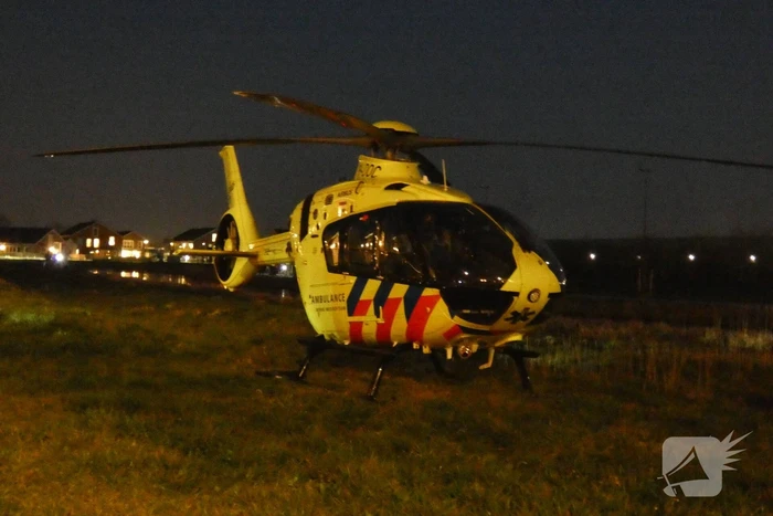 Traumahelikopter landt voor incident