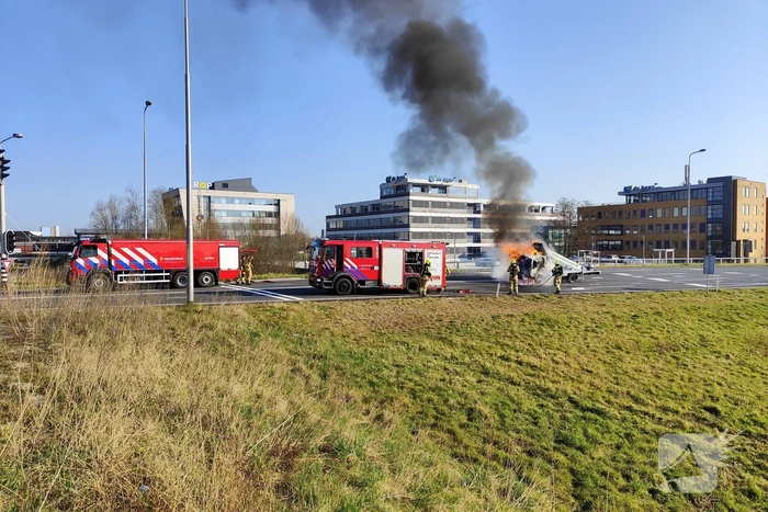 brand rijksweg a12 l 109,1 c - ede 24 ede