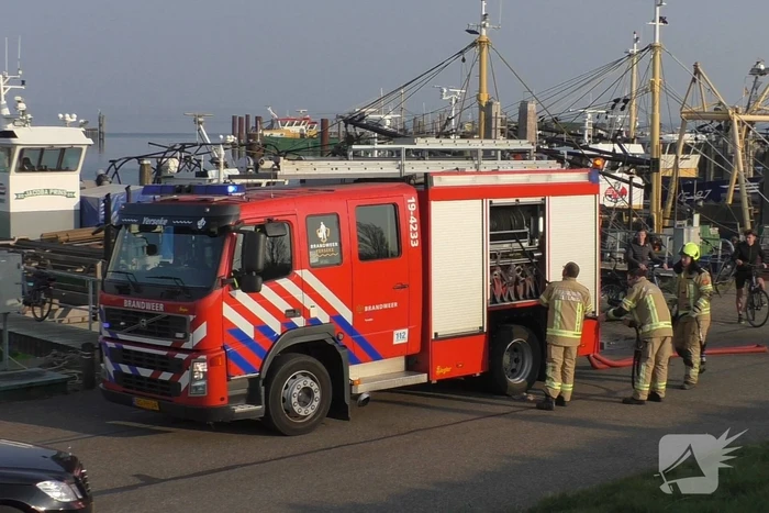 Brandweer ingezet voor brand in kotter