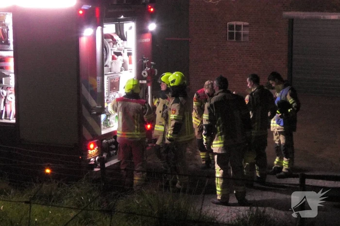 Veel rook bij brand in bijgebouw