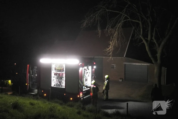 Veel rook bij brand in bijgebouw