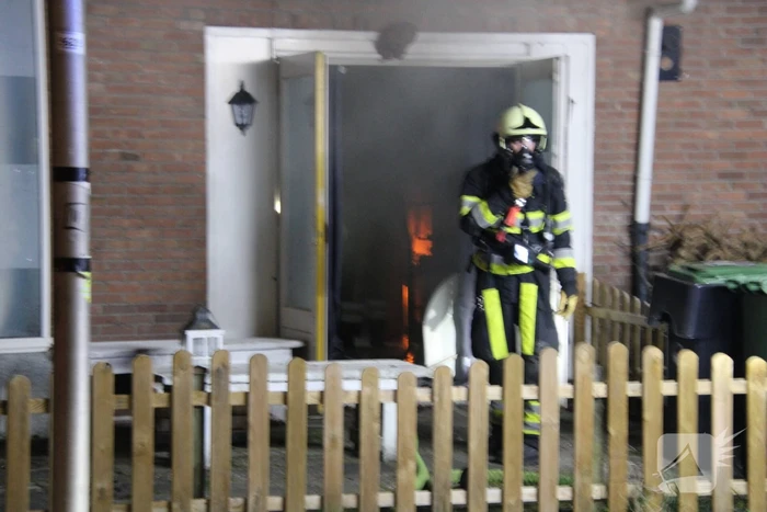 Flinke brand in woning